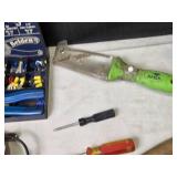 Miscellaneous Tool Lot Including Wire Crimping Tool, Battery Tender, and Pruning Shears