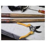 Miscellaneous Tool Lot Including Wire Crimping Tool, Battery Tender, and Pruning Shears