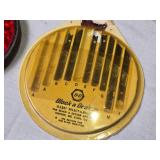 Mixed Lot of Mechanic Tools, Drill Bits, and Automotive Light Reflector