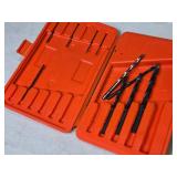 Mixed Lot of Mechanic Tools, Drill Bits, and Automotive Light Reflector