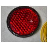 Mixed Lot of Mechanic Tools, Drill Bits, and Automotive Light Reflector