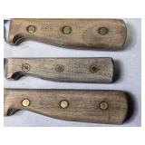 Vintage Chicago Cutlery Knife Set with Block Holder