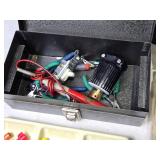 Electrical Tools and Connectors Storage Box with Assorted Accessories