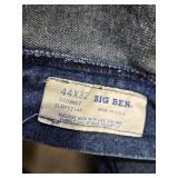 Lot of 2 Hats and 2 Pairs of Jeans - Big Ben and Wrangler Sizes 36x32 & 44x32