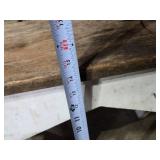 Set of 2 Vintage Wooden Crates and 1 Small White Stool