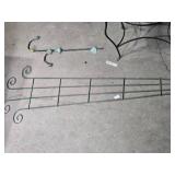 Decorative Rustic Table with Birdhouse, Garden Items and Pumpkins