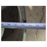 Vintage Galvanized Steel Tub - Oval Design