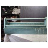 Wooden Tool Caddy with Handle - Approx. 33" Long