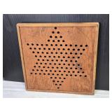 Vintage Star Checkers Game Board