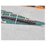 Set of 3 Vintage State Pennants: Illinois, Seattle, Idaho