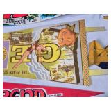 Collection of 7 Vintage Felt Pennants from Las Vegas, Reno, Ohio and more