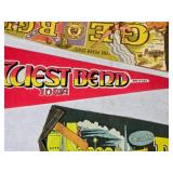 Collection of 7 Vintage Felt Pennants from Las Vegas, Reno, Ohio and more