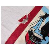 Collection of 4 Vintage Canadian Pennants: Toronto, Jasper Park, Niagara Falls, Banff