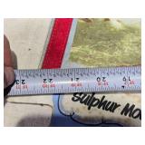 Collection of 4 Vintage Canadian Pennants: Toronto, Jasper Park, Niagara Falls, Banff