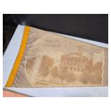 Collection of 5 Vintage State Pennants - Kentucky, Oklahoma (One is torn and missing parts), Tennessee