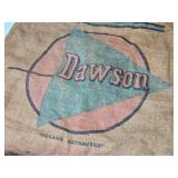 Lot of 2 Vintage Burlap Feed Bags - Dawson and Coop