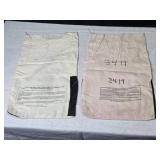 Set of 2 Vintage Pioneer Seeds Bags