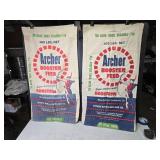 Lot of 2 Archer Booster Feed Bags - Super-Treated with Boostryn