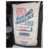 Lot of 3 Vintage Riceland Enriched Extra Long Grain Rice Bags