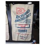 Lot of 3 Vintage Riceland Enriched Rice Bags - Extra Long Grain