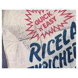 Lot of 3 Vintage Riceland Enriched Rice Bags - Extra Long Grain