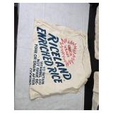 Lot of 3 Vintage Riceland Enriched Rice Bags