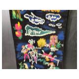 Vintage Caribbean Souvenir Banners - Virgin Islands, Curacao, Venezuela, Puerto Rico