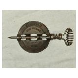 Vintage Griswold 4-Inch cast iron stove damper