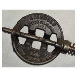 Vintage 3" Griswold Cast Iron Stove Damper