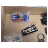 Mixed Lot of Beer and Other Memorabilia, Keychains, Pen, and Collectibles