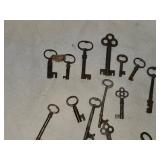 Vintage Collection of Antique Keys