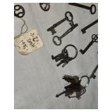 Vintage Collection of Antique Keys