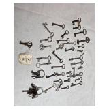 Vintage Collection of Antique Keys
