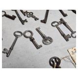 Vintage Collection of Antique Keys