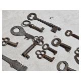 Vintage Collection of Antique Keys