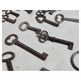 Vintage Collection of Antique Keys