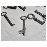 Vintage Collection of Antique Keys