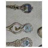Collection of Vintage Decorative Souvenir Spoons