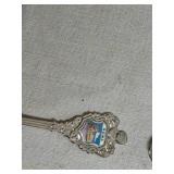 Collection of Vintage Decorative Souvenir Spoons