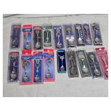 Collection of Vintage Souvenir Collector Spoons from Different States and Parks