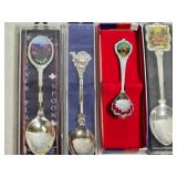 Collection of   Souvenir Spoons