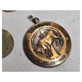 Lot of Vintage Coins, Tokens & Medals Collection