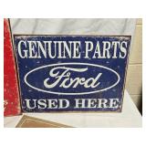 Collection of 5 Repop Vintage Garage Signs