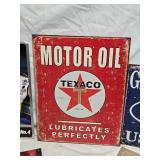 Collection of 5 Repop Vintage Garage Signs