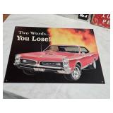 Collection of 5 Repop Vintage Garage Signs