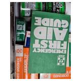 Vintage First Aid Kit with Contents and Power Fluid Quart