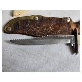 Vintage Camco USA Knife and 2 Straight Razors (One with no blade)