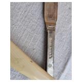 Vintage Camco USA Knife and 2 Straight Razors (One with no blade)