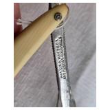 Vintage Camco USA Knife and 2 Straight Razors (One with no blade)