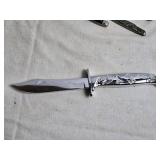 Vintage Collectible Saladmaster Hunting Knife with Decorative Handle